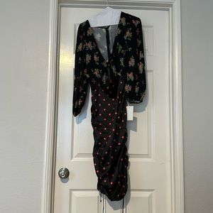Black midi dress with cutout - For Love and Lemons